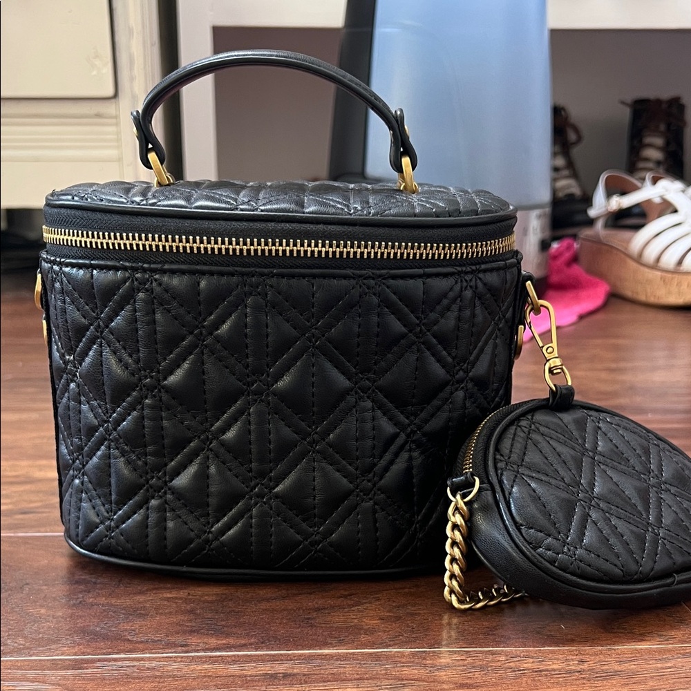 Zara Black Quilted bag